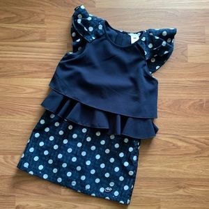 Girls peplum dress